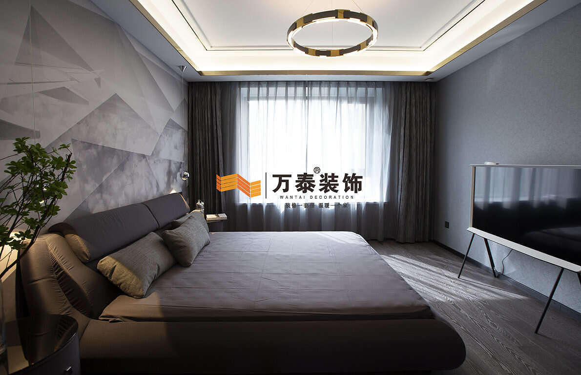 济南龙湖景粼原著175㎡现代轻奢风格装修案例（图ZMjQxMjM0Njg4） - 家装设计 - 站酷设计师万泰装饰家装原创素材 - 站酷ZCOOL