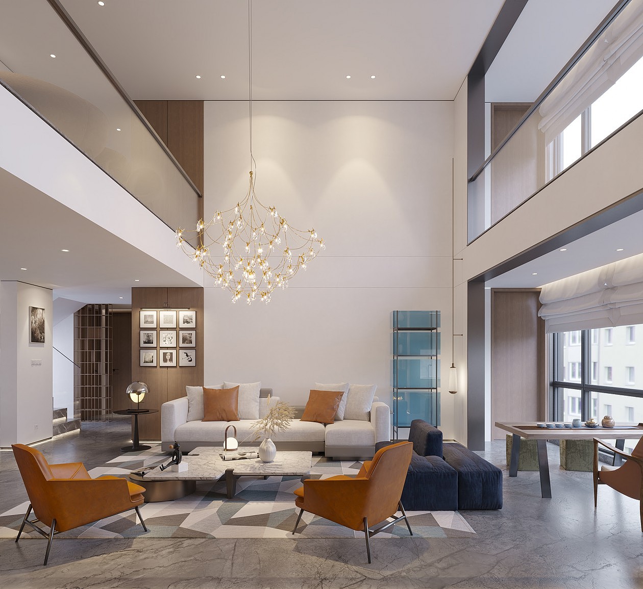 蓝色与黄色 打造温馨与时尚的共鸣