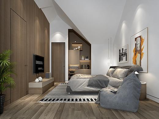 畸形天花-卧室与卫浴（个人主页-ZNDg2NTk1NjA=） - 家装设计 - 站酷设计师京_Designer原创素材 - 站酷ZCOOL