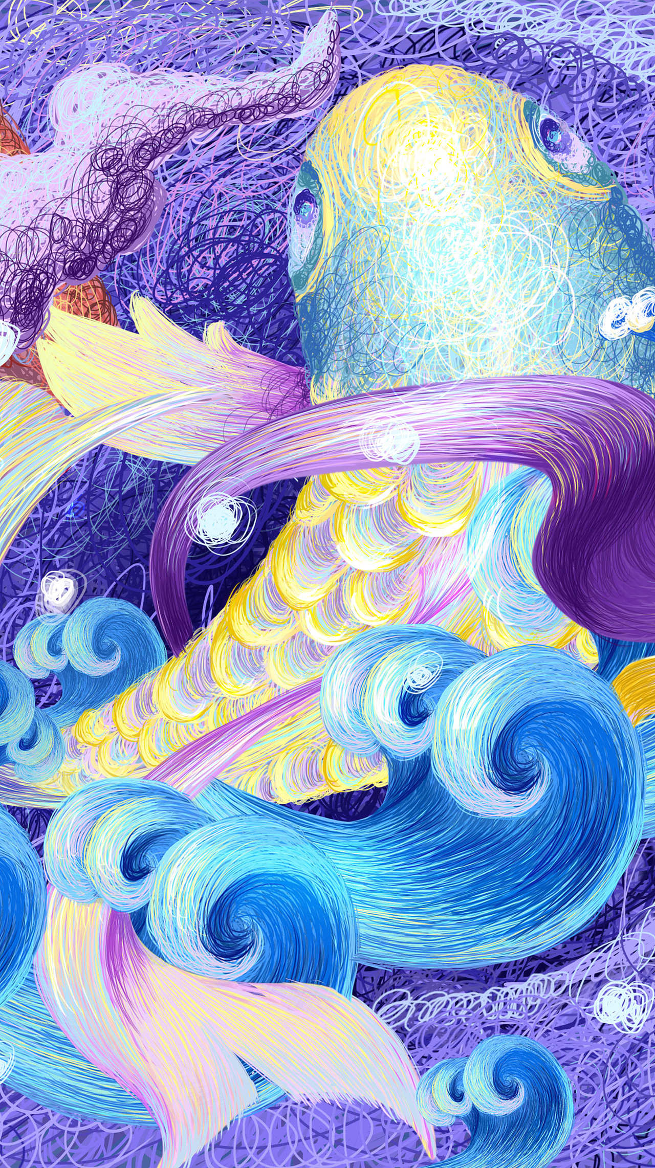 魚躍（圖ZMjE2MjY1MTA4） - 商業(yè)插畫 - 站酷設(shè)計師大叔的貓原創(chuàng)素材 - 站酷ZCOOL