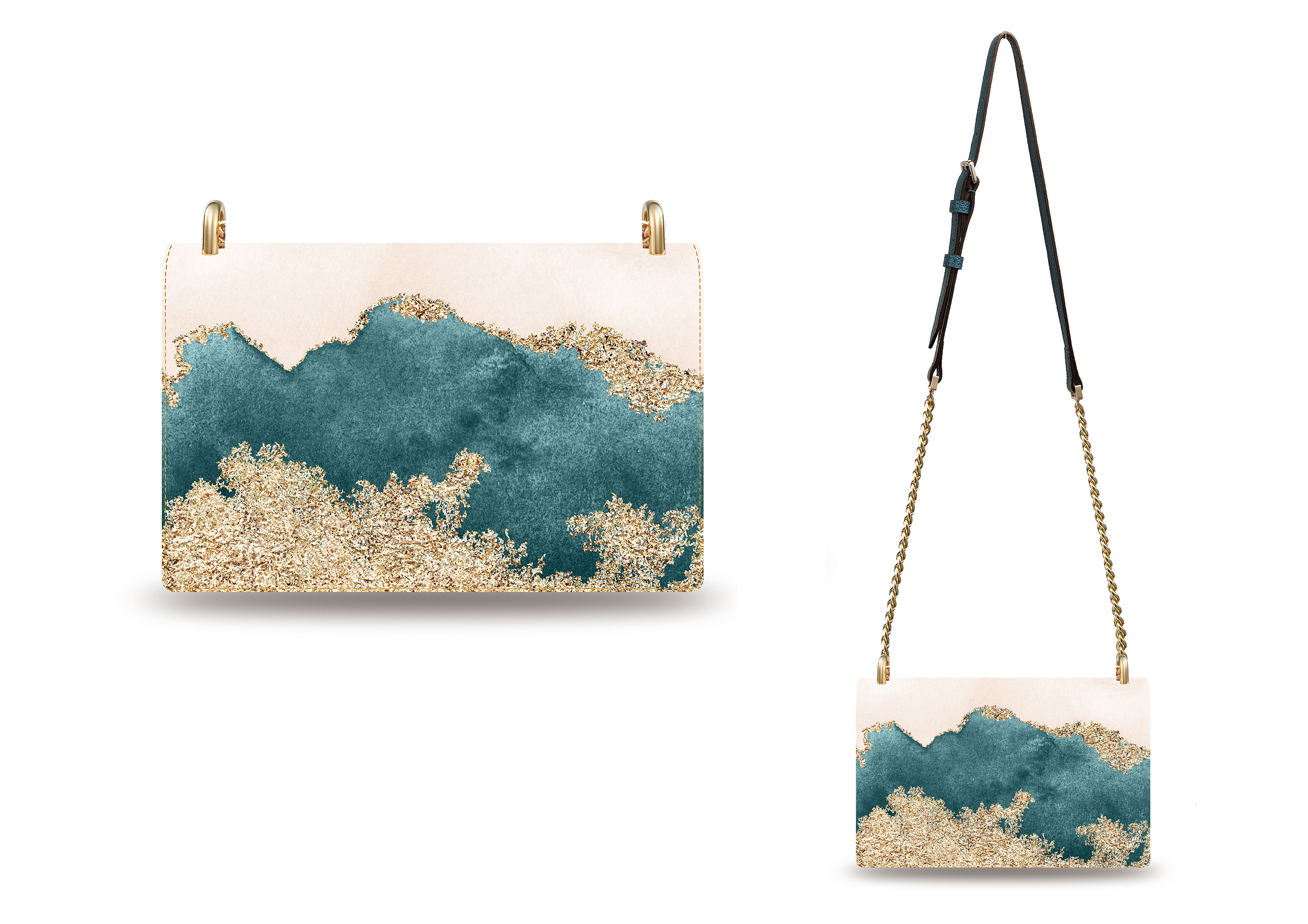 2018个人作品集——深海系列女包设计