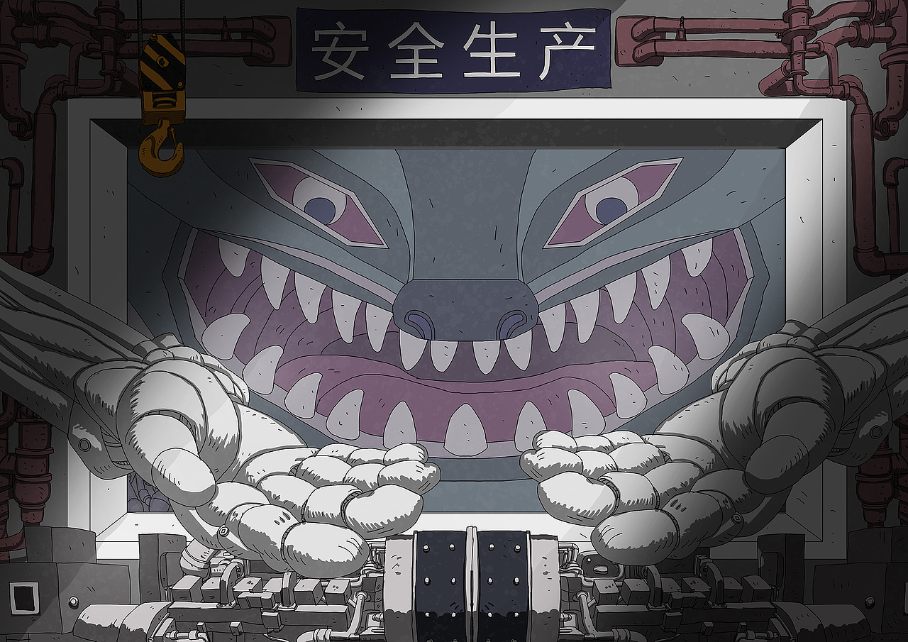 新小红帽安全生产（图ZMTIwNzQ3OTcy） - 艺术插画 - 站酷设计师一止一原创素材 - 站酷ZCOOL