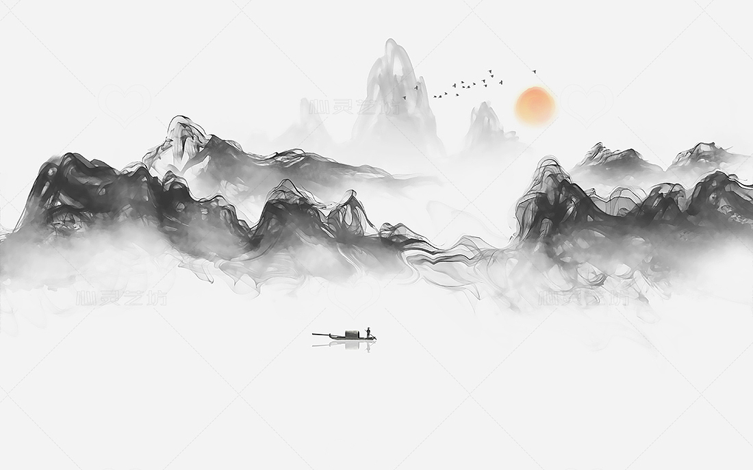 新鲜好图-烟雾山水（图ZMjcxMDY5Mzg4） - 商业插画 - 站酷设计师心灵艺坊原创素材 - 站酷ZCOOL
