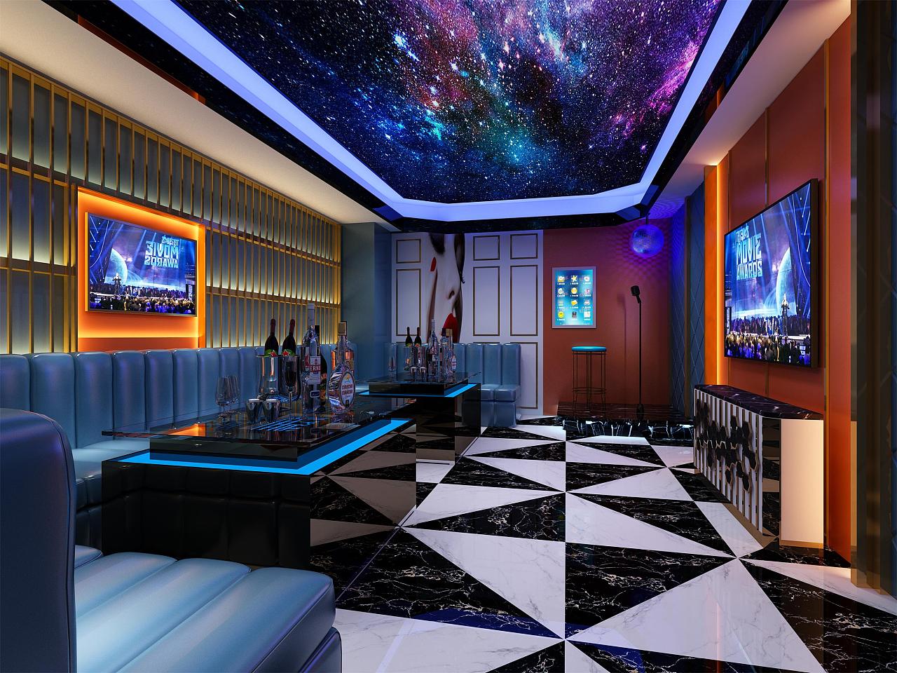 足浴ktv效果图分享