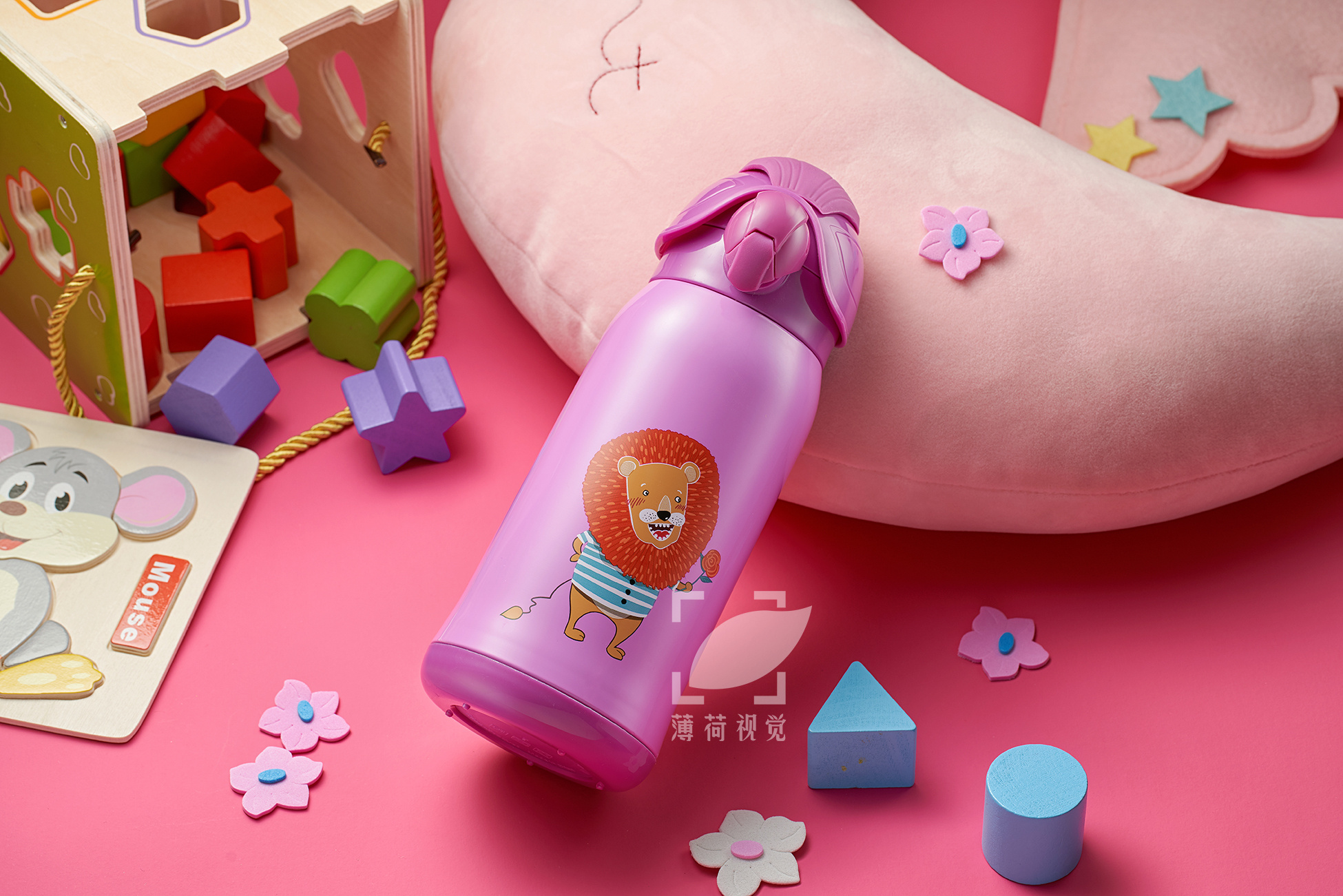 薄荷视觉:儿童水壶 保温壶摄影