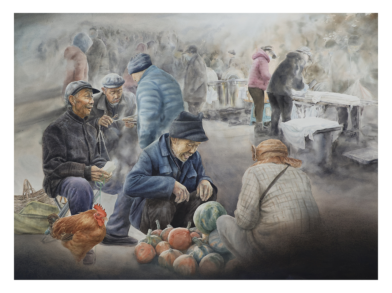 写实水彩|水彩人物