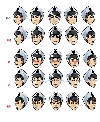 一整套角色、表情庫（圖ZMjk5OTE0NzQ4） - 創(chuàng)作習(xí)作 - 站酷設(shè)計(jì)師Astro魚骨頭原創(chuàng)素材 - 站酷ZCOOL