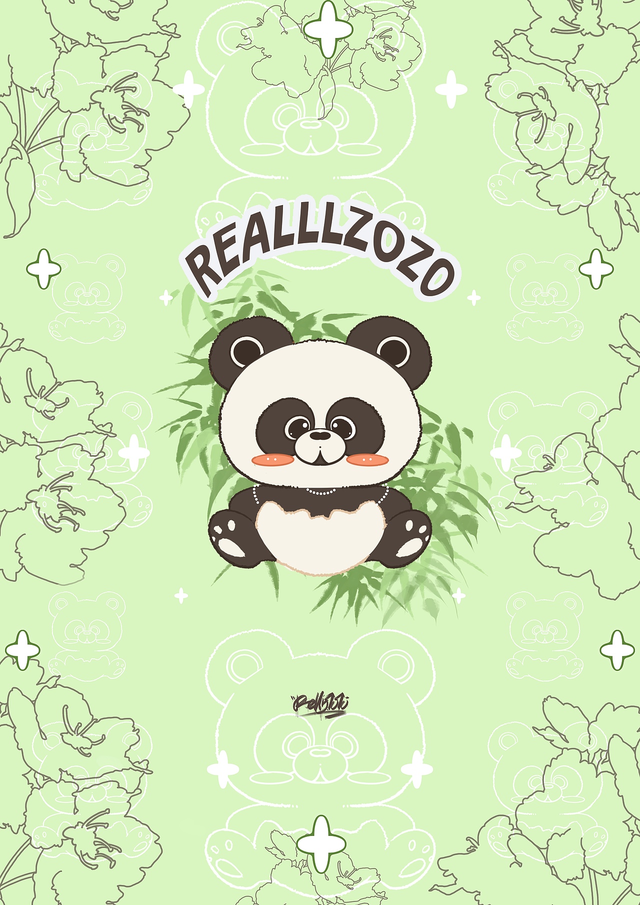 今日我的萌宝儿壁纸（图ZMzYxMjMzNzQ4） - 商业插画 - 站酷设计师reallyzozo原创素材 - 站酷ZCOOL