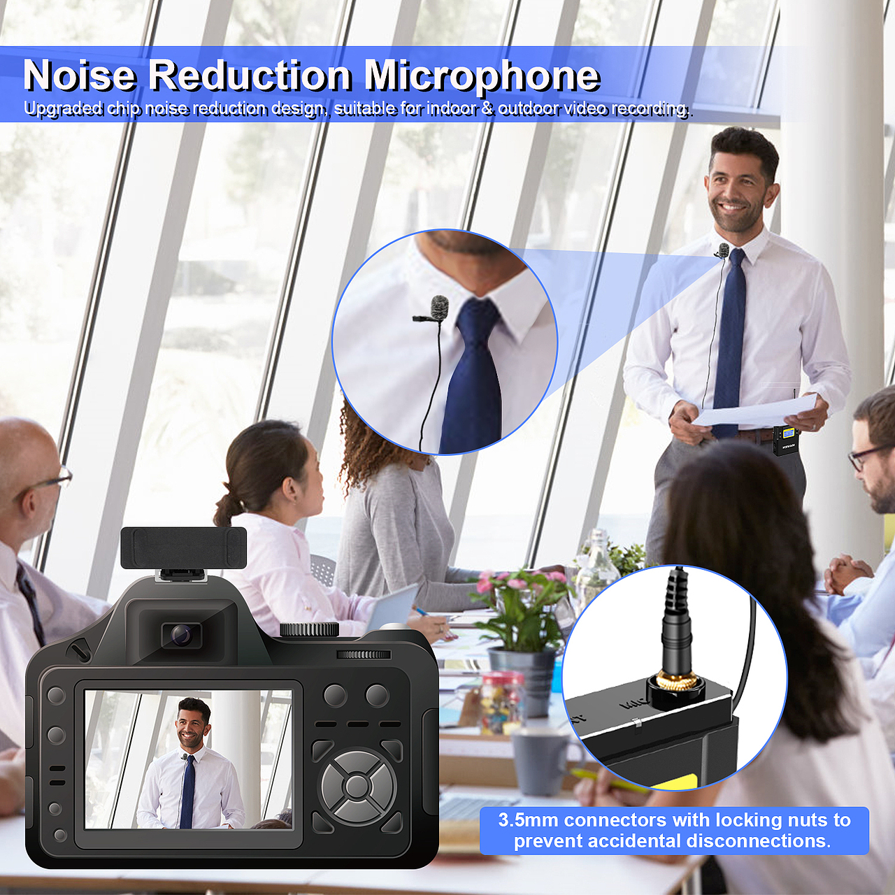 领夹麦克风小蜜蜂