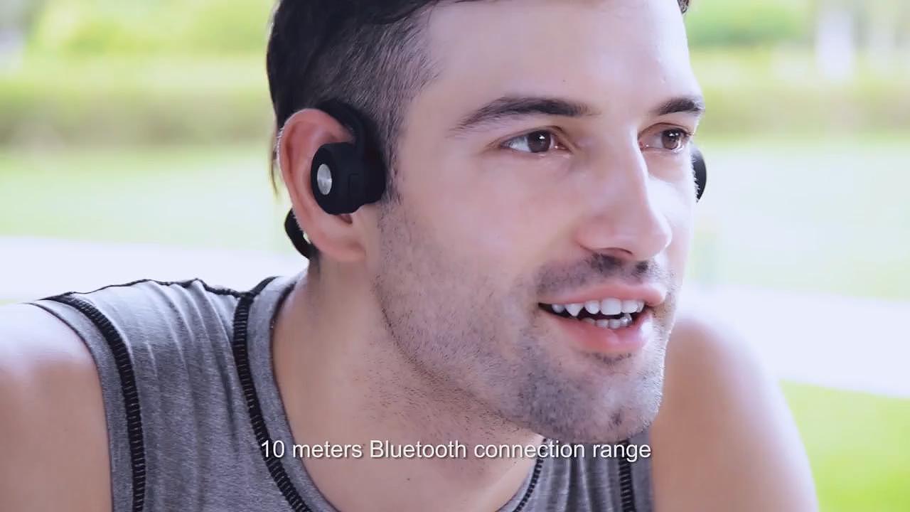 传骨式无线蓝牙耳机视频展示