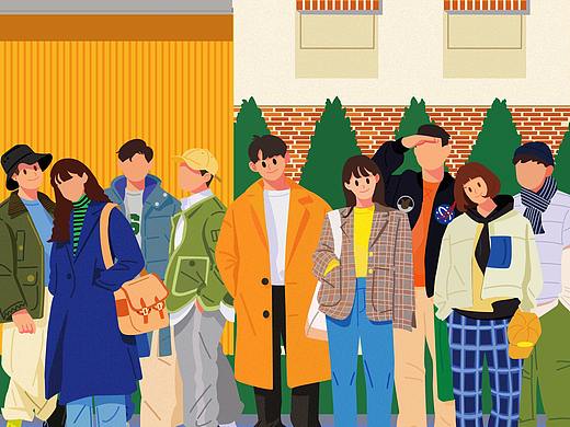 城市我们插画作品