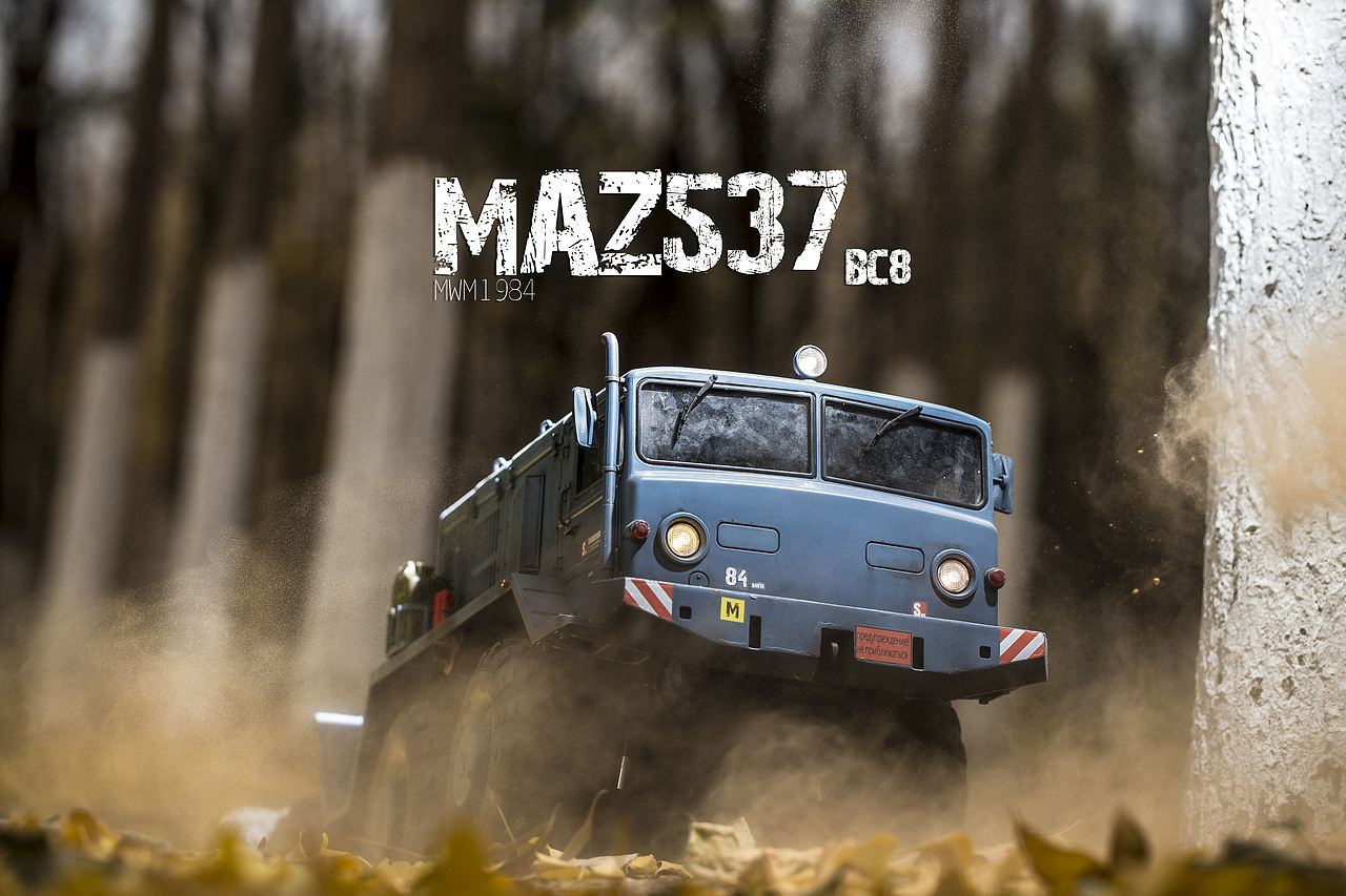 MAZ537 苏联怪兽（图ZMTg1MTc2ODA4） - 手办/模玩 - 站酷设计师MWM1984原创素材 - 站酷ZCOOL