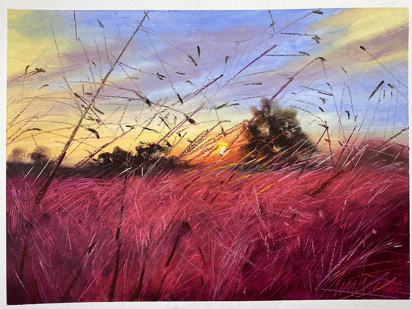 近期一些油画棒作品