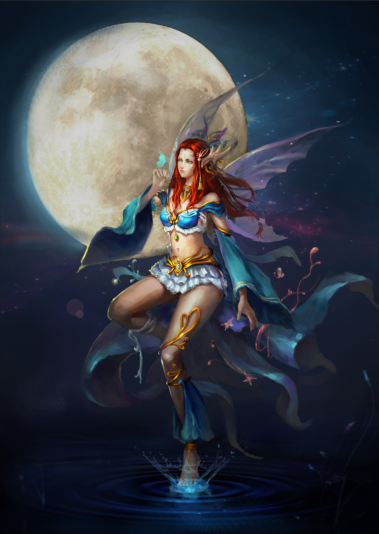 精灵|插画|游戏原画|_凉吾_ - 原创作品 - 站酷 (zcool)