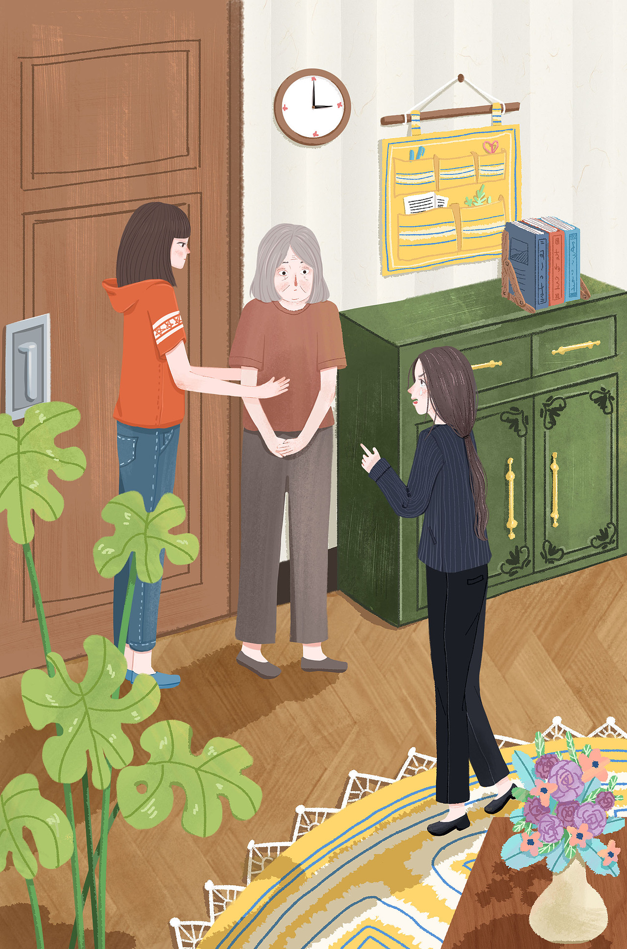 《老天使》插画作品（图ZMTUzMTA0Nzk2） - 儿童插画 - 站酷设计师林夏adou原创素材 - 站酷ZCOOL