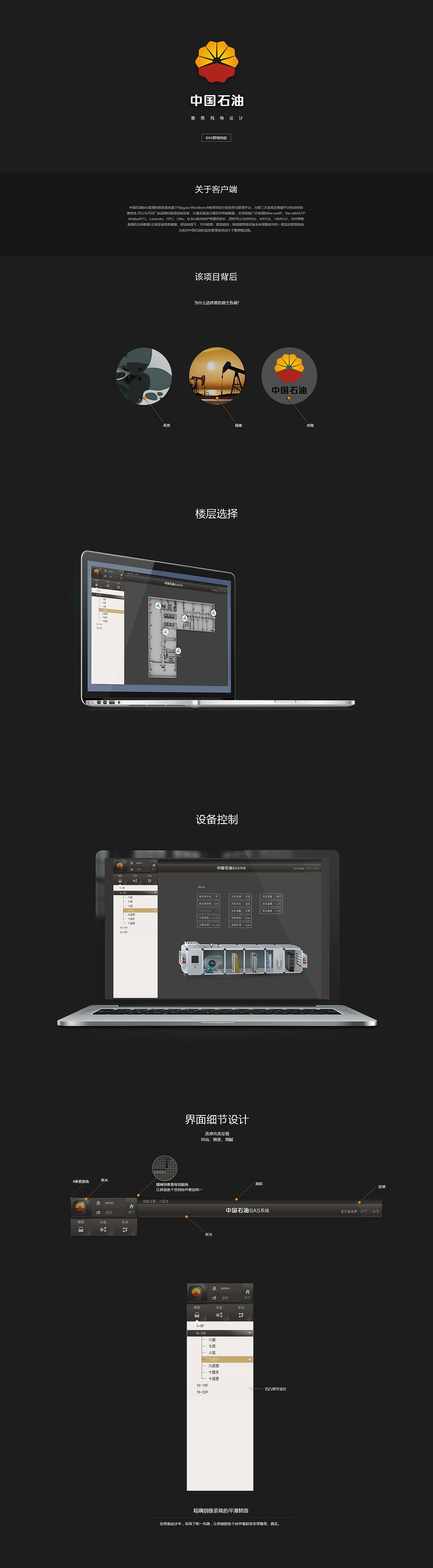 后台控制界面设计说明