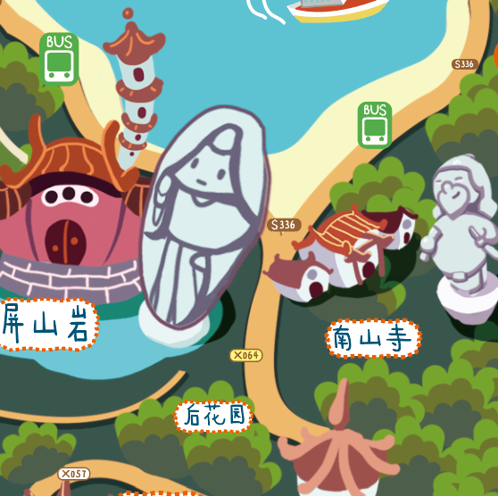 汕头碧桂园·云海 南澳岛 地图插画