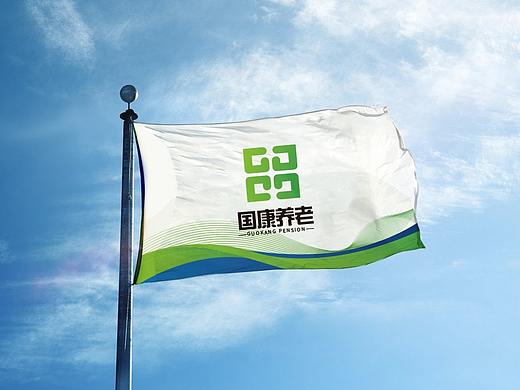 国康养老品牌logo设计