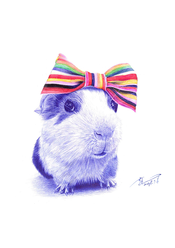 圆珠笔画<萌宠系>