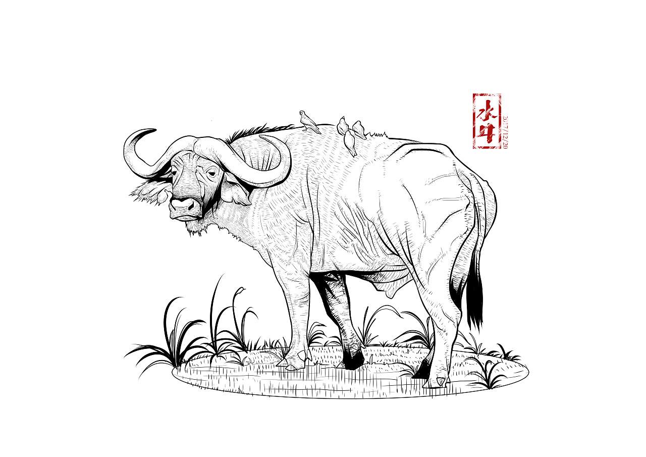 差不多是个牛了|插画|艺术插画|散人阿白 - 原创作品 - 站酷 (zcool)