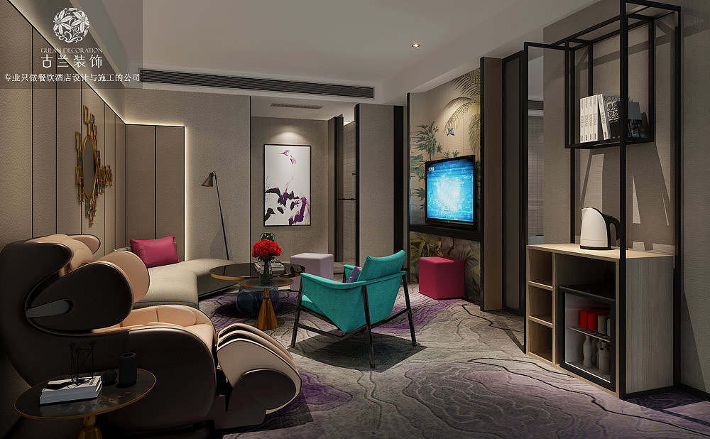 西安五羊维度时尚精品酒店设计-成都精品酒店设计公司