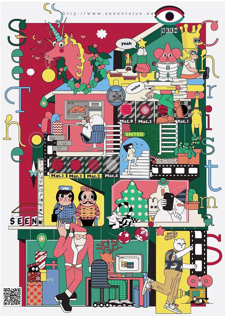 只有设计师看的懂的圣诞树（图ZMTAwNzE5NDIw） - Motion Graphic - 站酷设计师SEENVISION原创素材 - 站酷ZCOOL