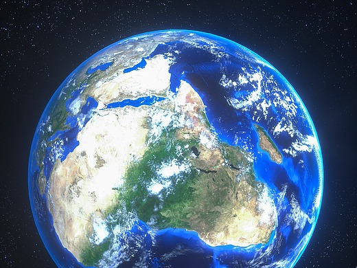 c4d   oc 材质练习-地球