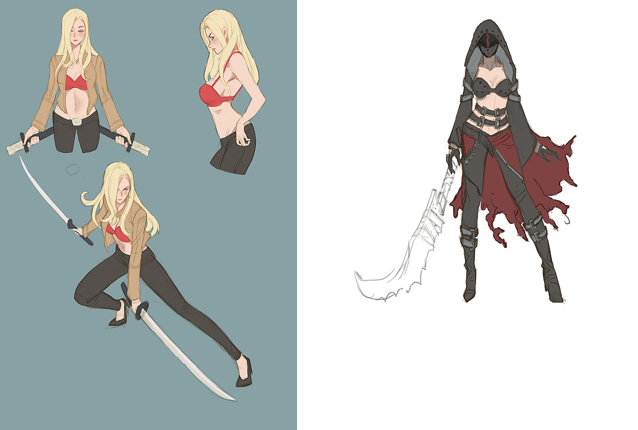 以往速写练习(一)