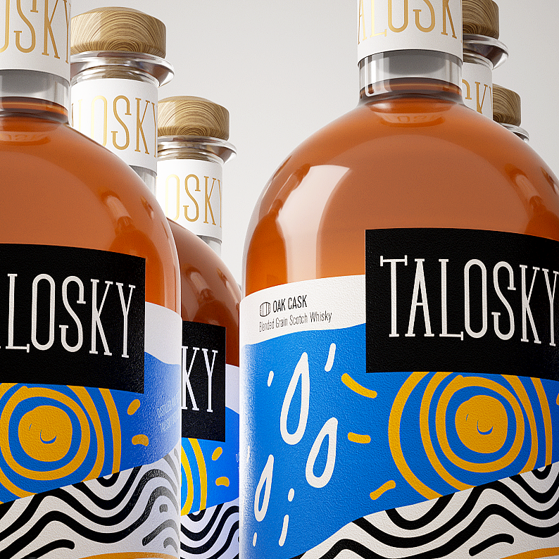 博创／TALOSKY调和威士忌包装（图ZMjA1MzM3MTY0） - 包装 - 站酷设计师博创设计原创素材 - 站酷ZCOOL