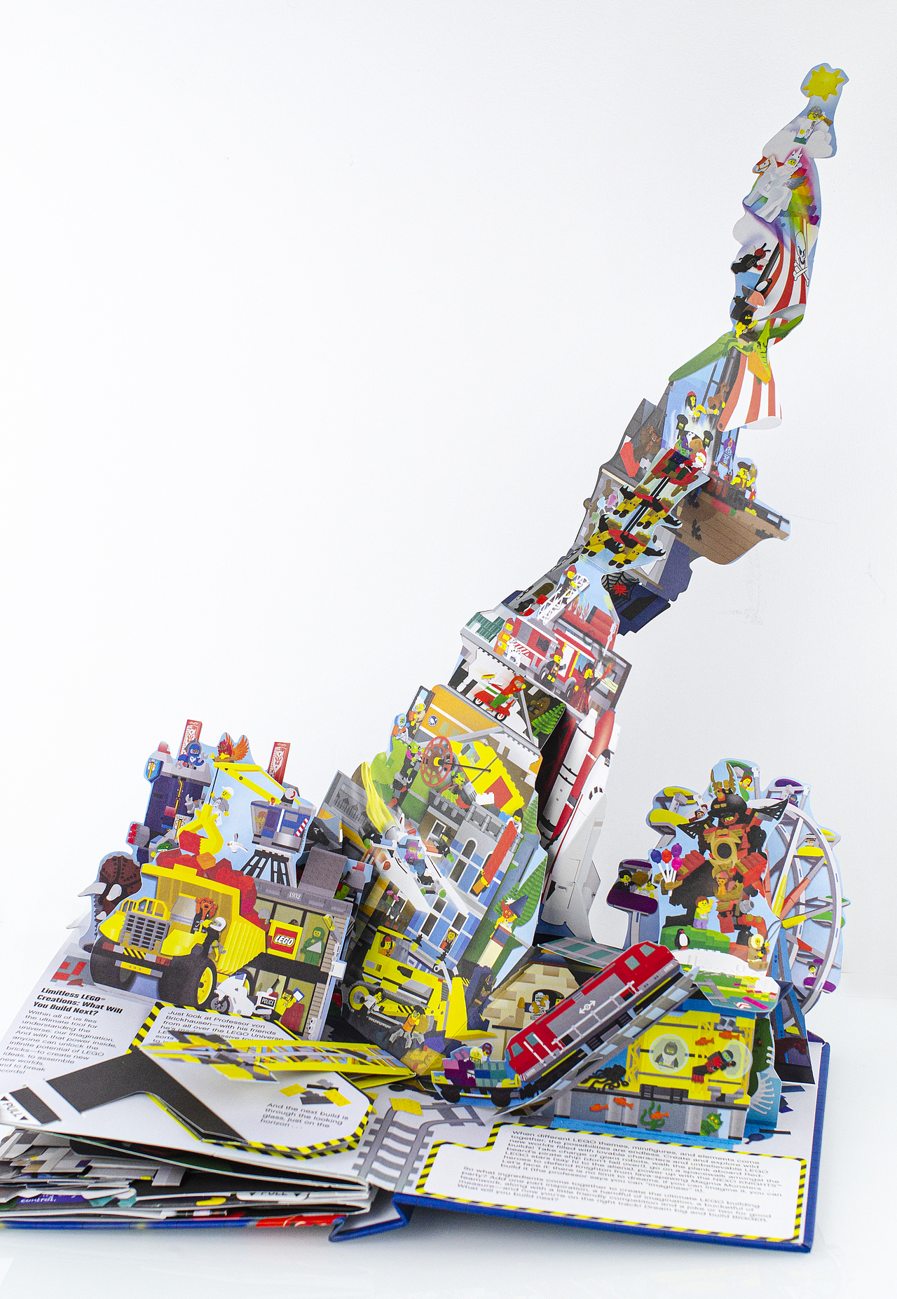 立体书插画v型折