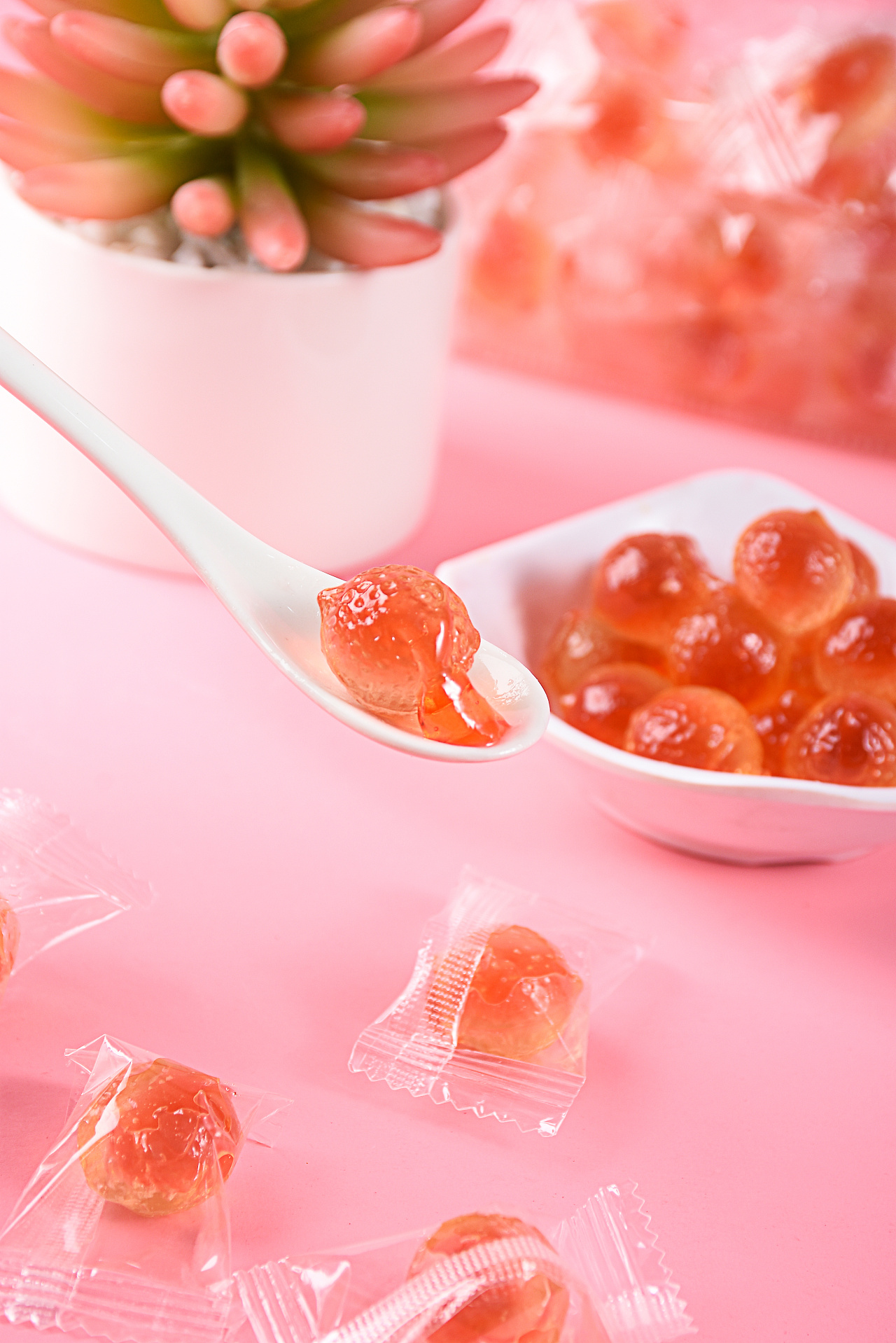 爆浆糖果零食糖果食品摄影拍摄