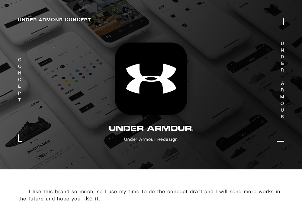 UNDER ARMOUR CONCEPT REDESIGN（图ZMTIyMzY4Njg4） - APP界面 - 站酷设计师Gordon7238原创素材 - 站酷ZCOOL