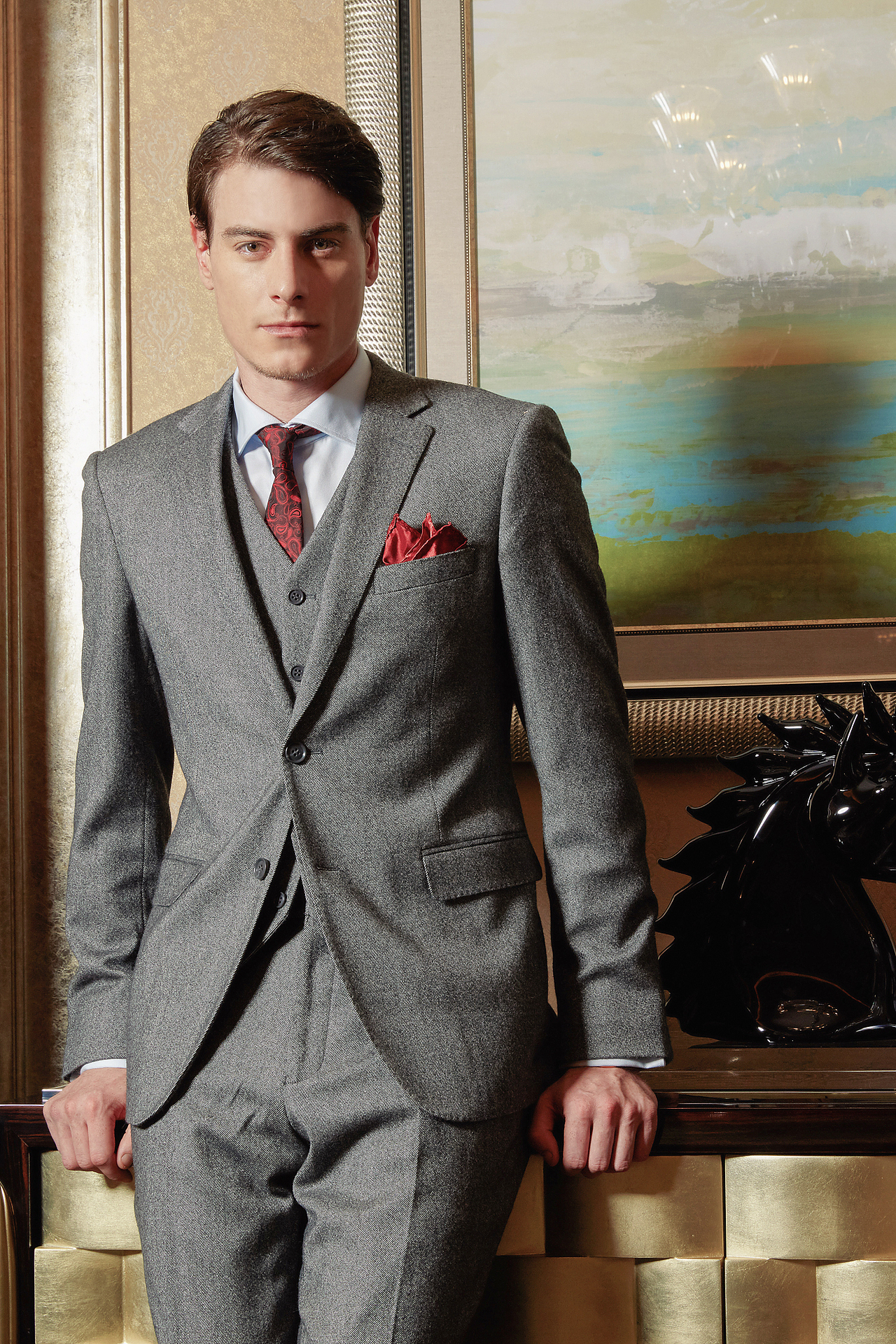 分享收藏威廉古堡标签男装电商西服模特时尚收录收藏夹查看更多设计0