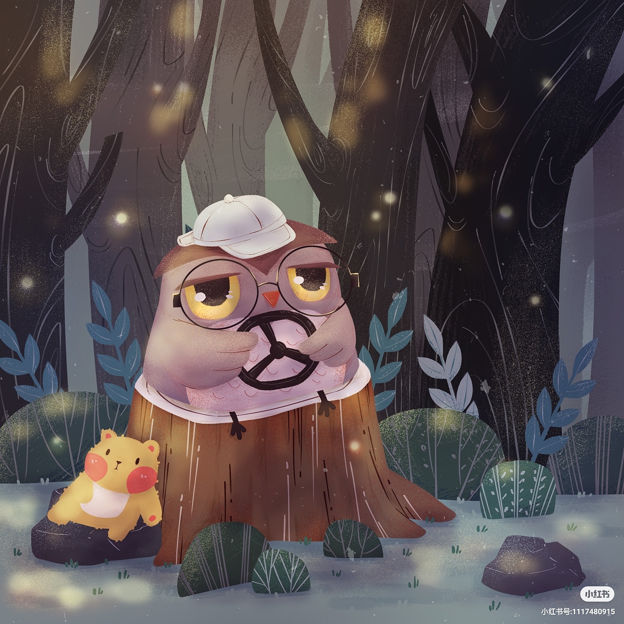 系列插画——一个"鹰"