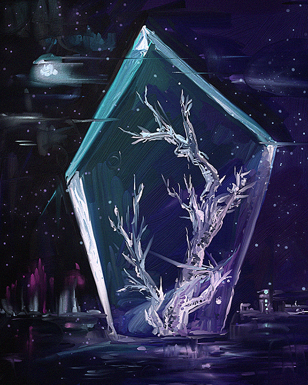 玻璃树-百图斩第2张（图ZMzA2MDYxOTI=） - 商业插画 - 站酷设计师p葡萄q原创素材 - 站酷ZCOOL