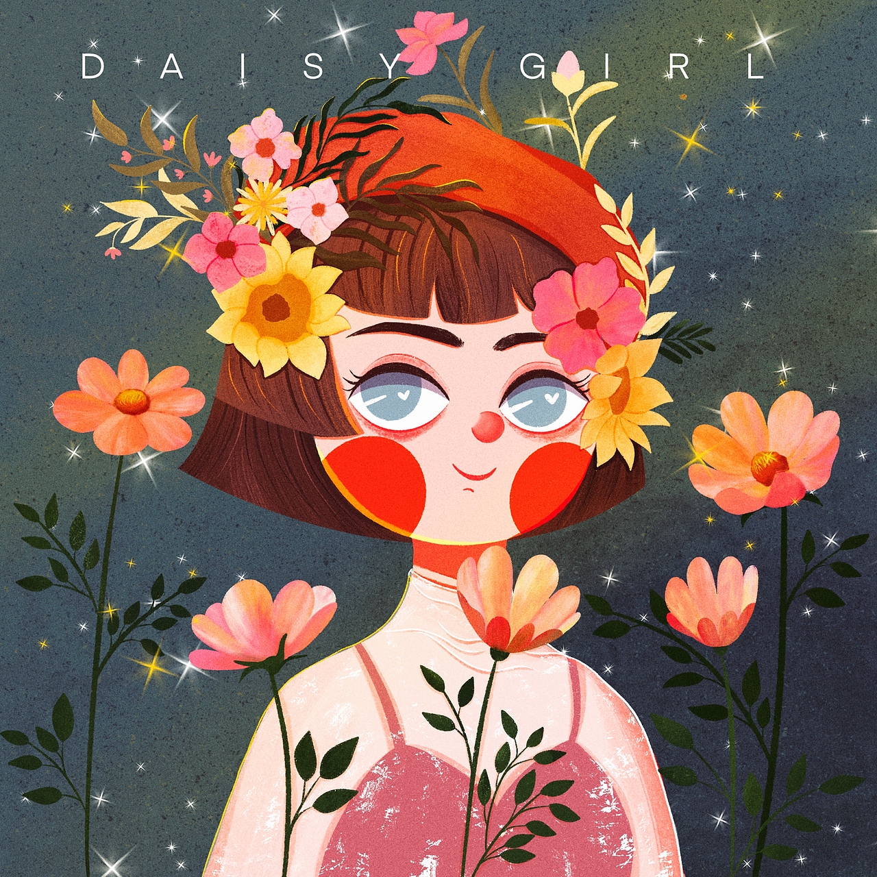 插画头像-女生头像-复古头像（图ZMjI3NTg0NTAw） - 商业插画 - 站酷设计师Mzx木子心原创素材 - 站酷ZCOOL