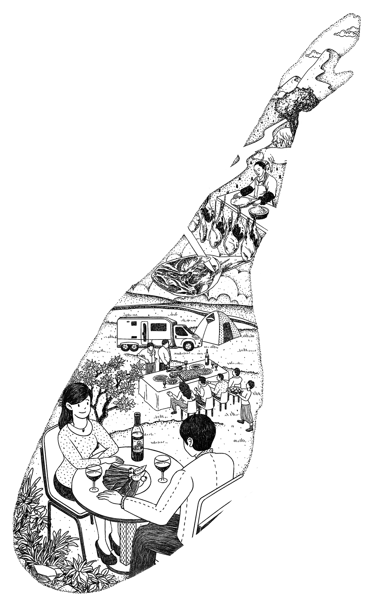 火腿（图ZMjU3MTI2NjI0） - 商业插画 - 站酷设计师souee原创素材 - 站酷ZCOOL