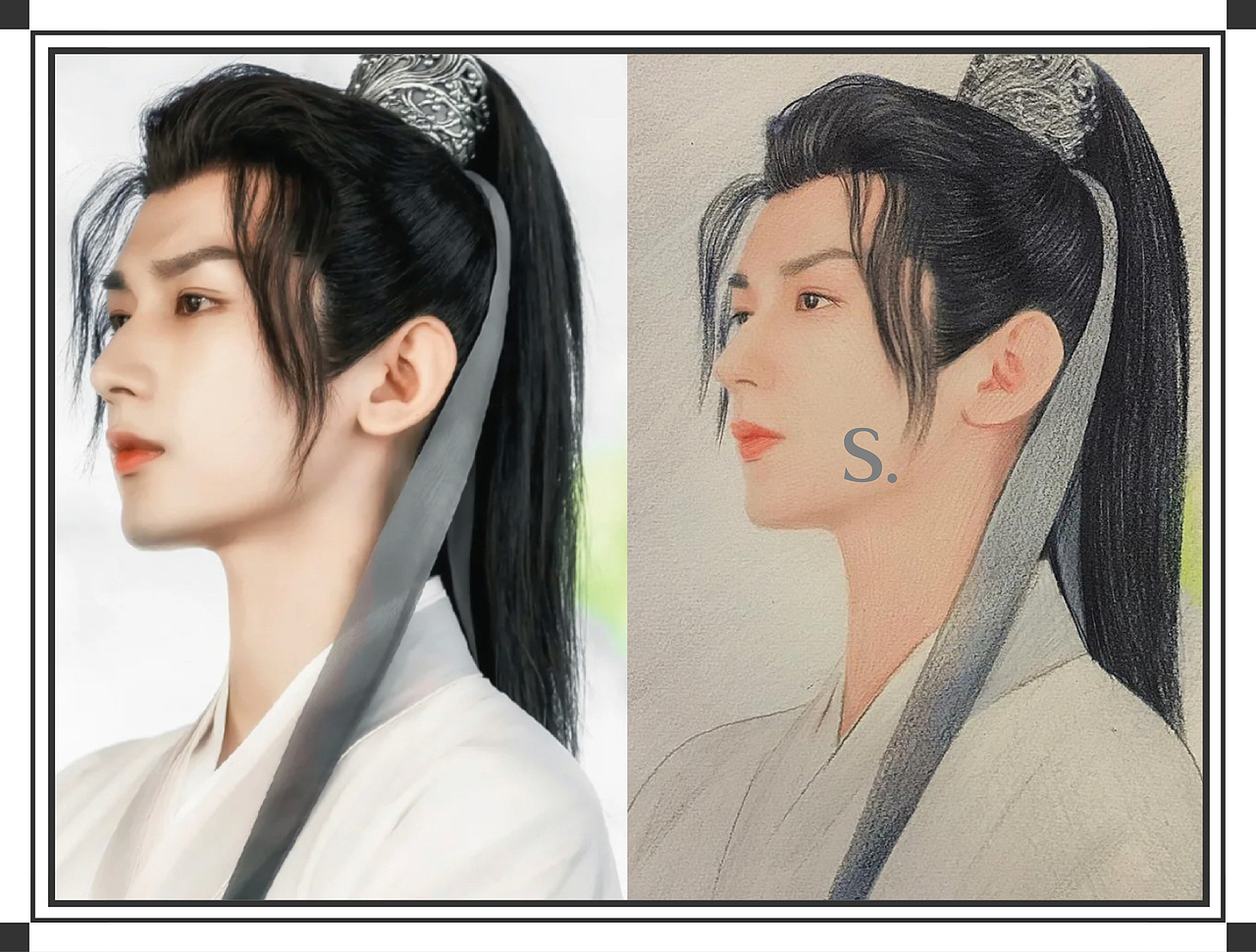 《沉香如屑》·成毅（图ZMzE5MzUwNzQ4） - 绘画 - 站酷设计师紙色生花_原创素材 - 站酷ZCOOL