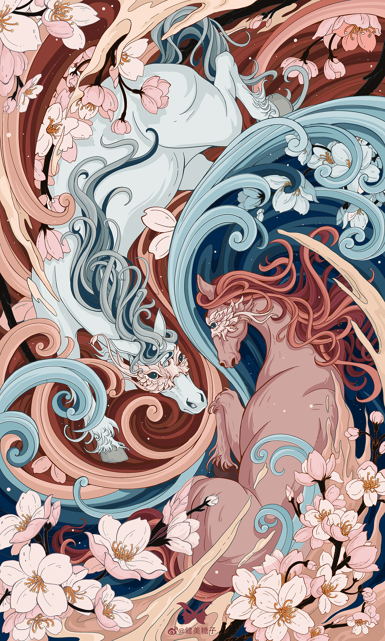 生肖花语3（图ZMzI1ODM4NzM2） - 创作习作 - 站酷设计师健美糖原创素材 - 站酷ZCOOL