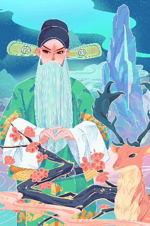 “生旦净末丑”戏剧人物国潮风水彩插画（图ZMjY5NTk5NjUy） - 商业插画 - 站酷设计师芥末沾酱_原创素材 - 站酷ZCOOL