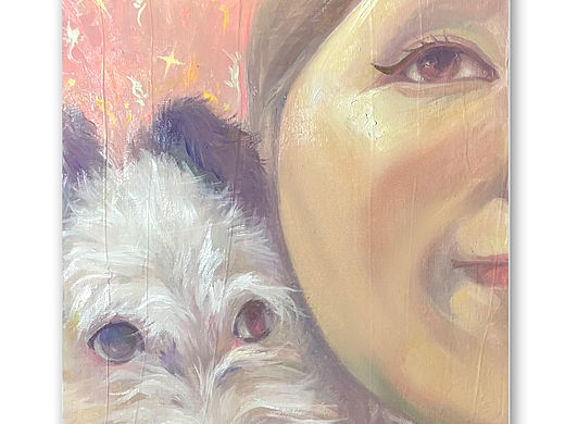 油画｜小狗视角①