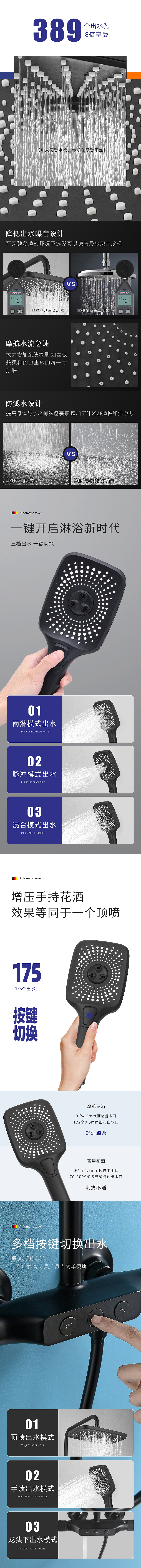 花洒详情页（图ZMjUzMjEzMTI0） - 品牌 - 站酷设计师拖延症的小陈原创素材 - 站酷ZCOOL