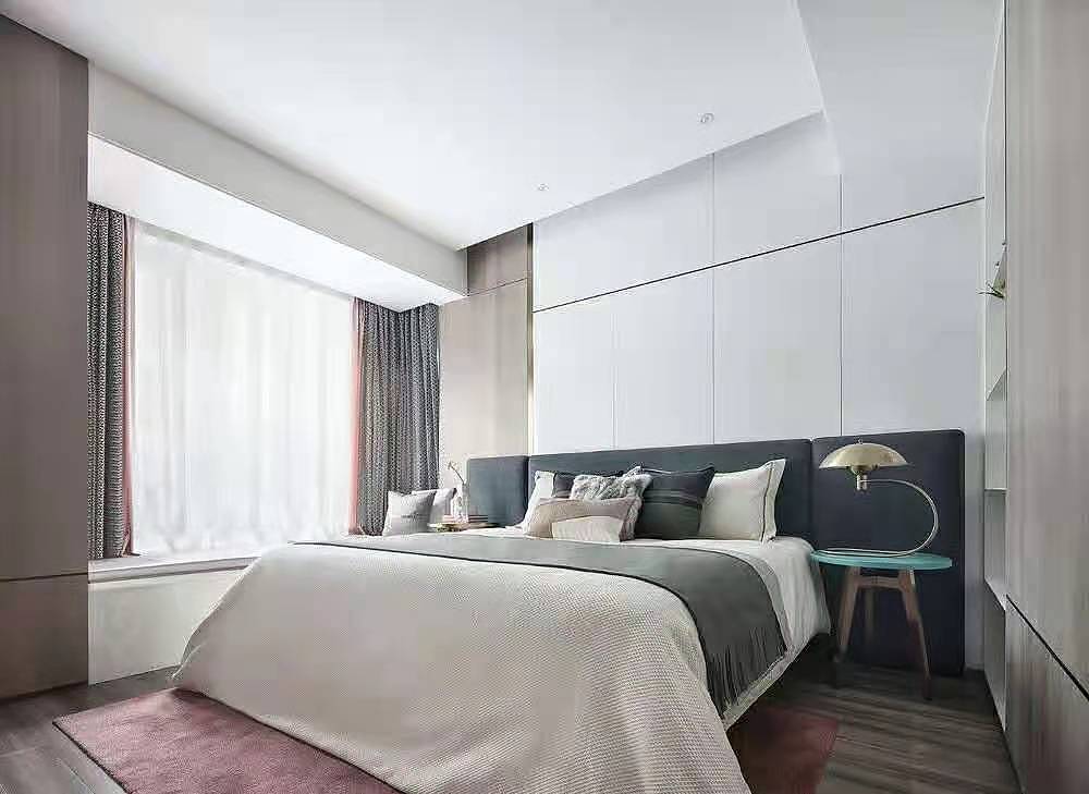 济南万泰装饰160平轻奢风格设计实景案例