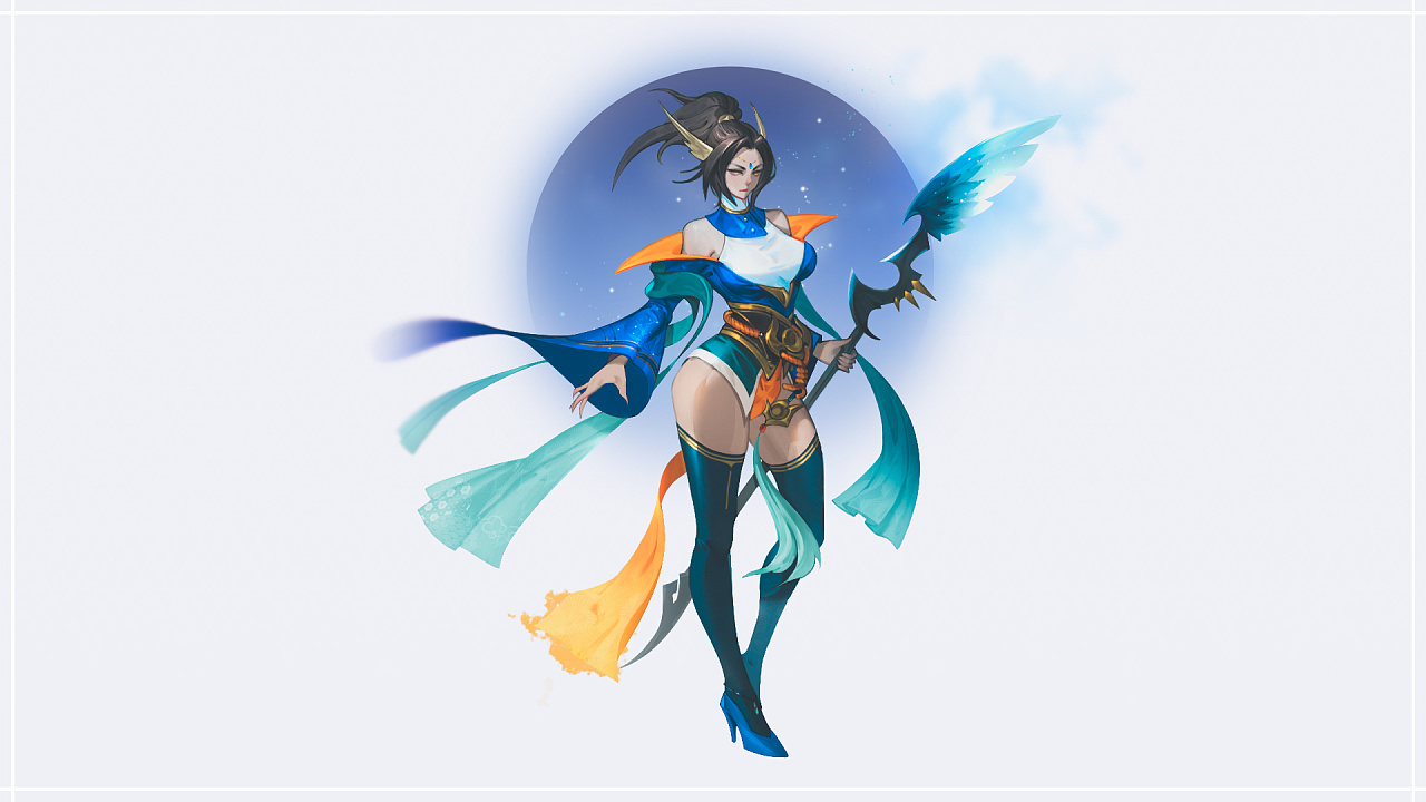 古风-法师|插画|游戏原画|岑智钊 - 原创作品 - 站酷 (zcool)