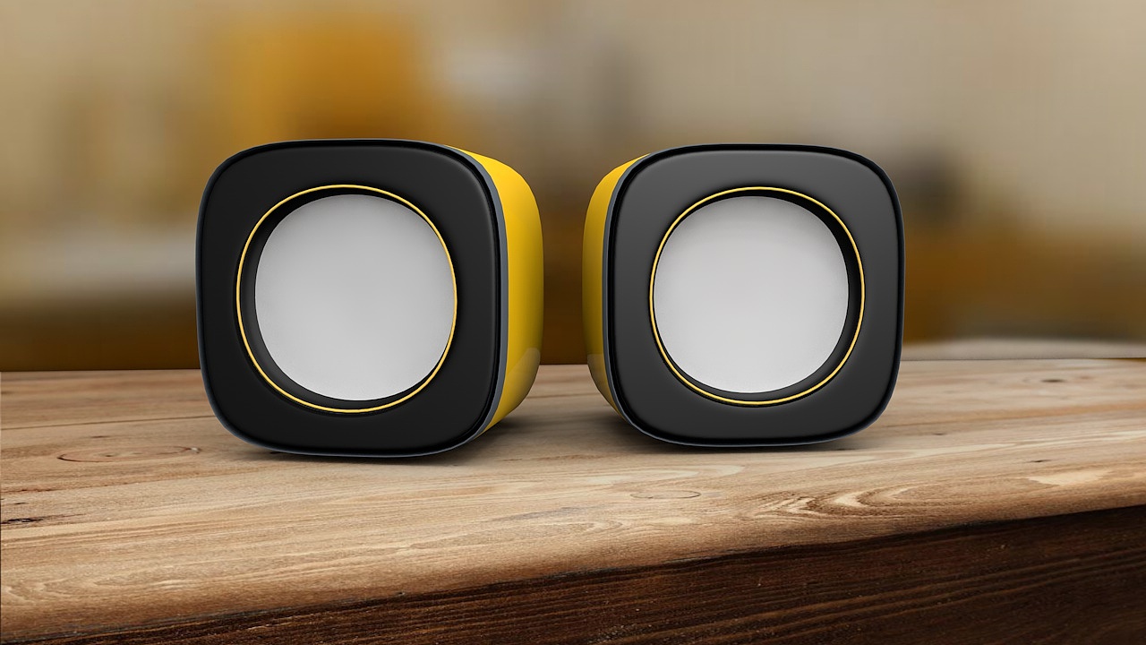 c4d模型渲染小音箱