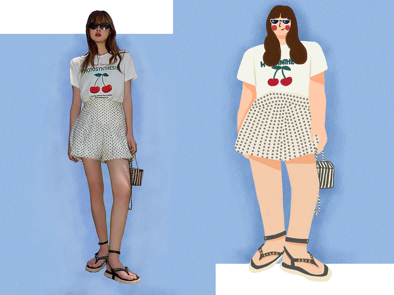 扁平风小姐姐（图ZMjU4NzgyMjE2） - 创作习作 - 站酷设计师楠不倒插画师原创素材 - 站酷ZCOOL