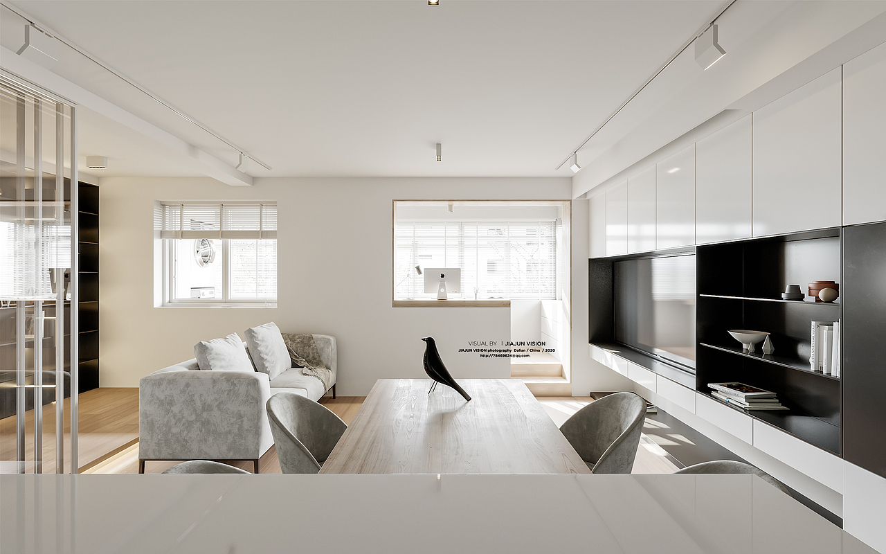 现代小户型效果图表现