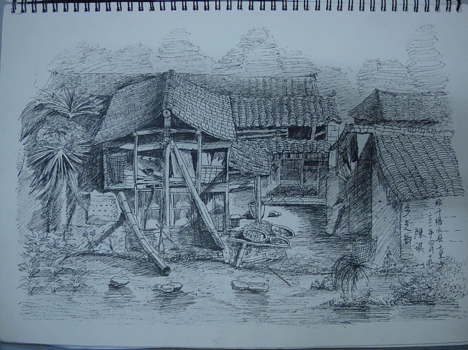 风景速写|插画|商业插画|陈琪 - 原创作品 - 站酷 (zcool)