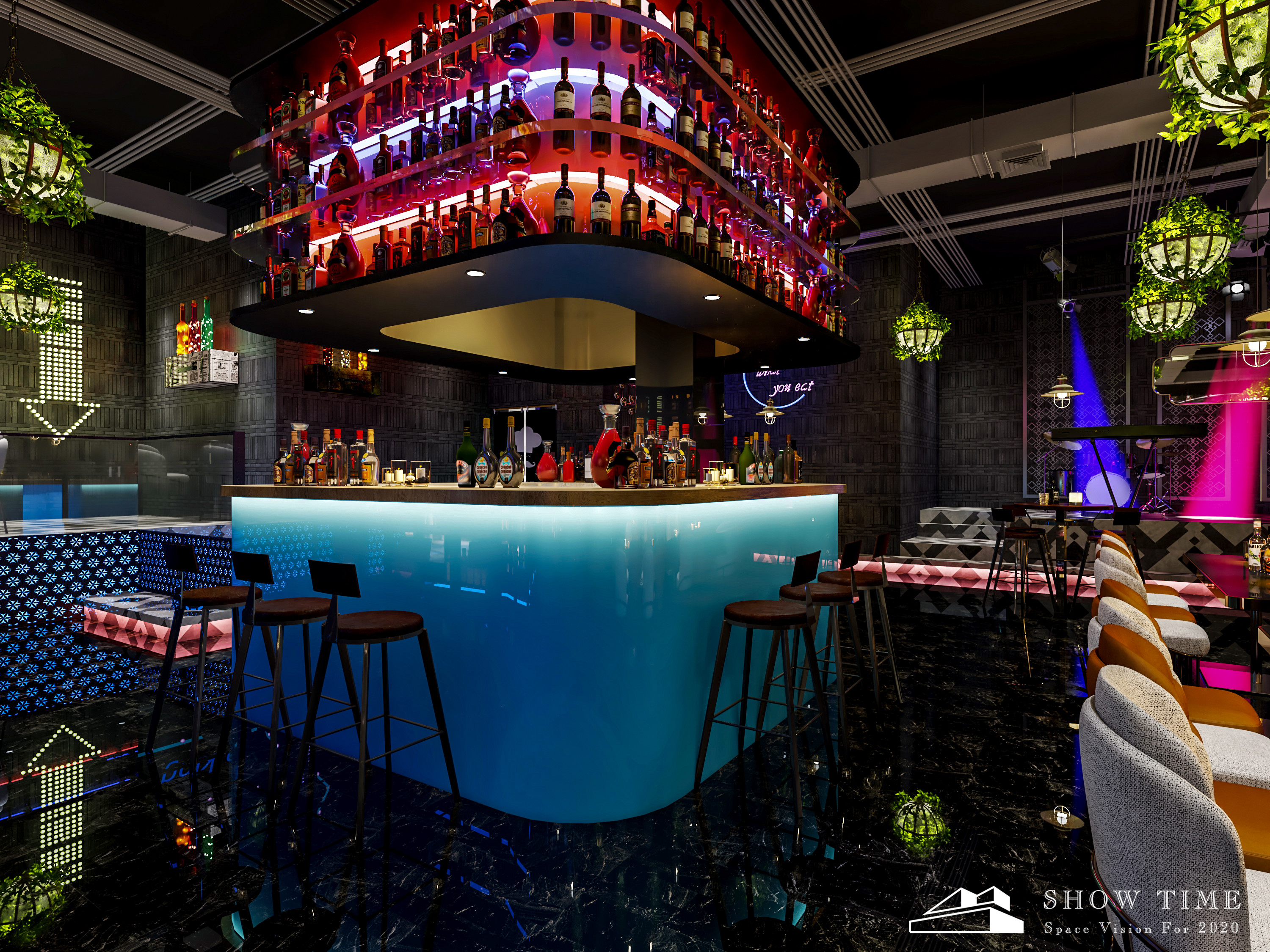 涟水酒吧感知光影造梦治愈人心云想空间表现