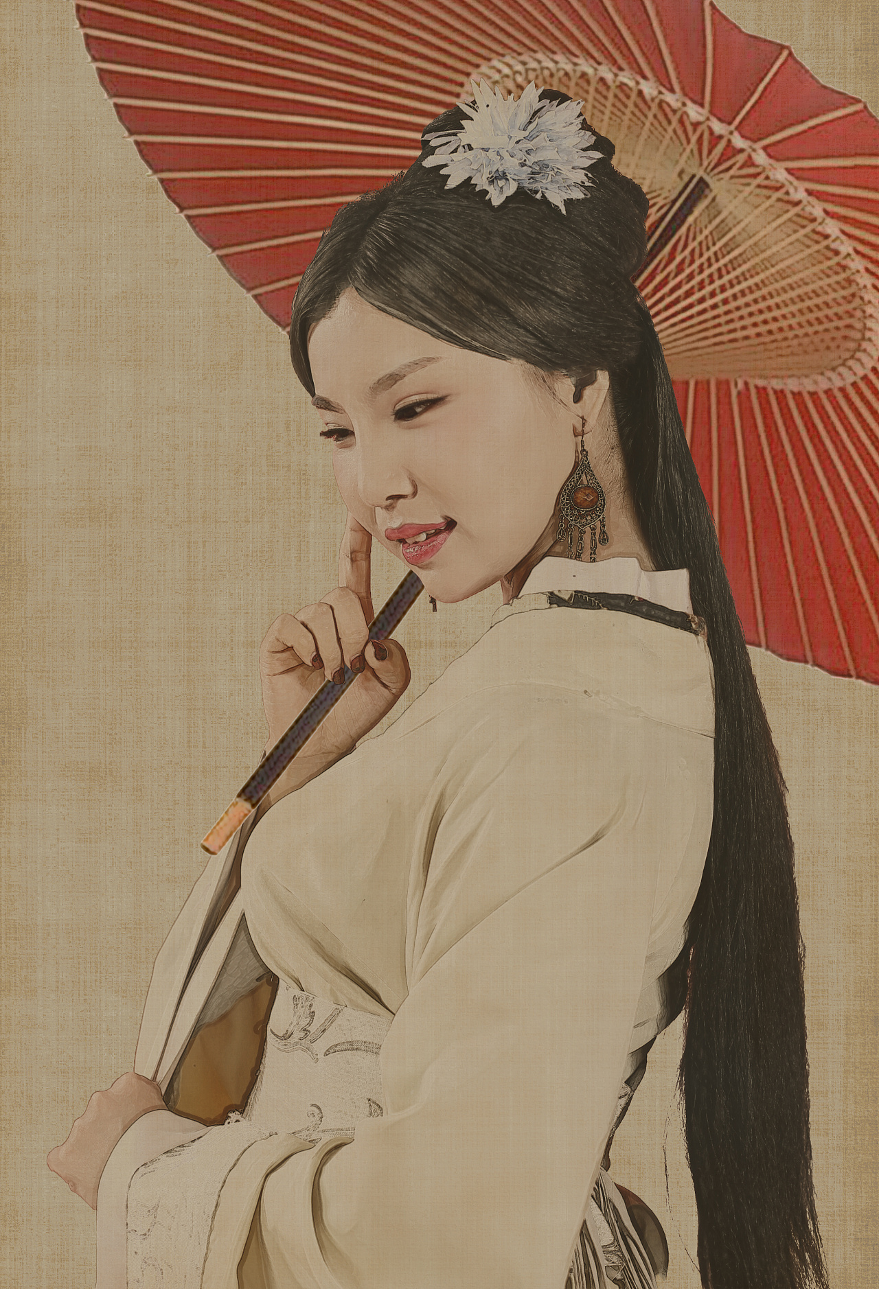 工笔画风|摄影|人像摄影|zhouwei0928 - 原创作品 - 站酷 (zcool)